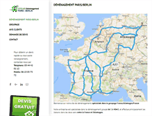 Tablet Screenshot of demenagement-paris-berlin.com